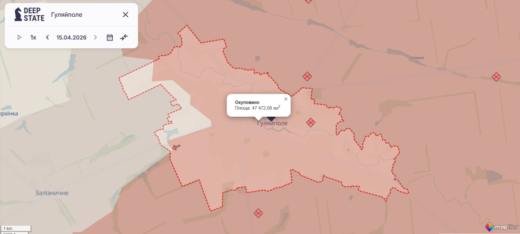 Россияне почти оккупировали Гуляйполе, – DeepState (КАРТА)