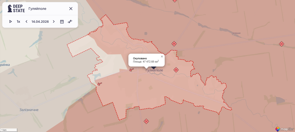 Россияне почти оккупировали Гуляйполе, – DeepState (КАРТА)
