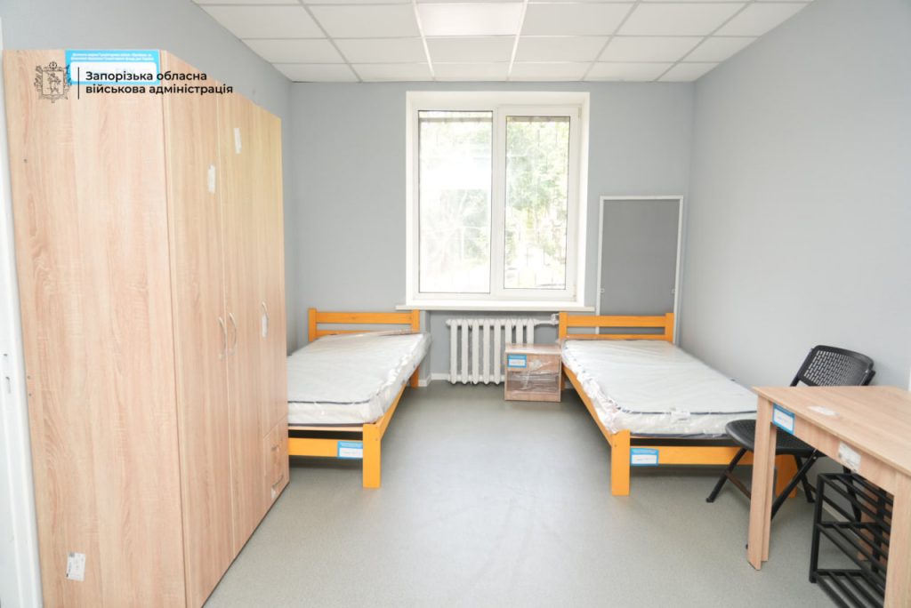 Для переселенців у Запоріжжі оновили ще один гуртожиток. Фото: ОВА