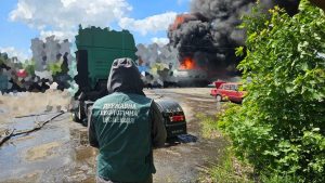 Наслідки удару по Бабурці: екоінспекція фіксує збитки довкіллю