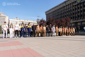 Как в Запорожье отметили День Европы (ФОТО)