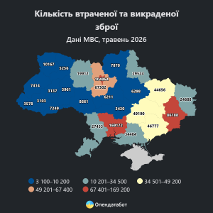 В Запорожье пропали десятки тысяч единиц оружия: статистика