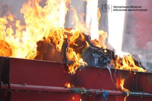 Россияне атаковали терминал логистического оператора в Запорожье: детали разрушений