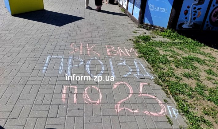 «Как вам проезд по 25 грн?»: в Запорожье прошла вторая акция против новых тарифов