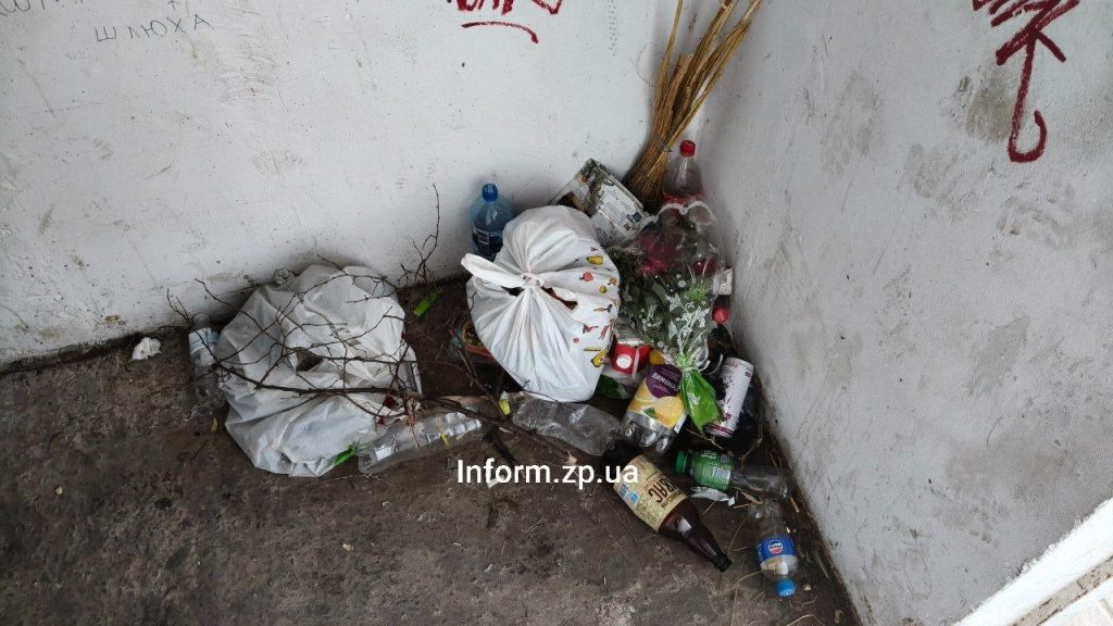 Стан укриття у парку в Хортицькому районі Запоріжжя, 9 червня 2026 року. Фото: Inform.zp,ua
