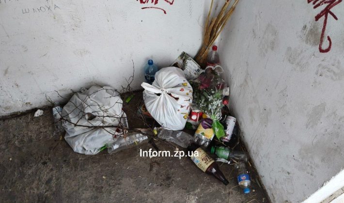 Стан укриття у парку в Хортицькому районі Запоріжжя, 9 червня 2026 року. Фото: Inform.zp,ua