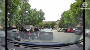 У Запоріжжі оштрафували водія BMW, який влаштував дрифт на дорозі