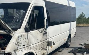 Атака БПЛА в Запорожье: беспилотник РФ попал в маршрутку