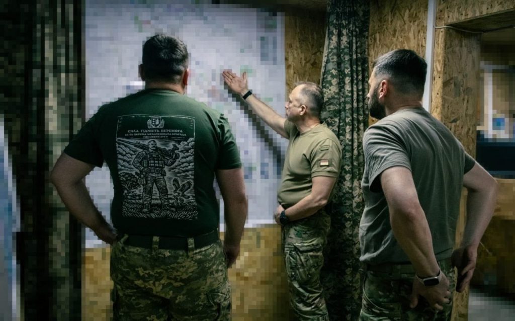 Олександр Сирський на Запорізькому напрямку. Фото з телеграм-каналу Головнокомандувача ЗСУ