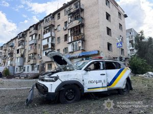 У Запоріжжі попрощалися із капітаном поліції, який загинув через російський авіаудар