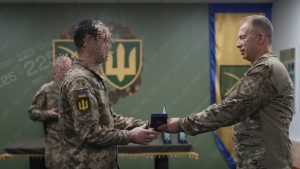 Сырский наградил военных из 225-го ОШП, которые обороняют Гуляйпольское направление