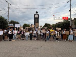 У Запоріжжі продовжуються акції на підтримку Михайла Федорова: десятий день протестів (ФОТО)