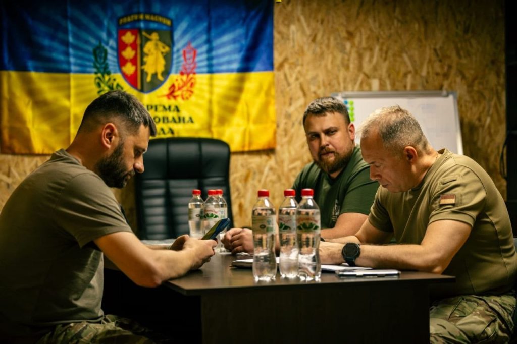 Олександр Сирський на Запорізькому напрямку. Фото з телеграм-каналу Головнокомандувача ЗСУ