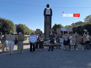 В Запорожье продолжаются акции в поддержку Михаила Федорова (ФОТО, ВИДЕО)