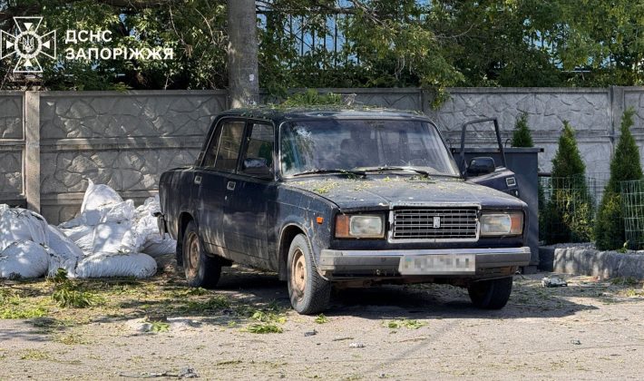 В Запорожье погибла женщина в результате атаки на АЗС (ФОТО)