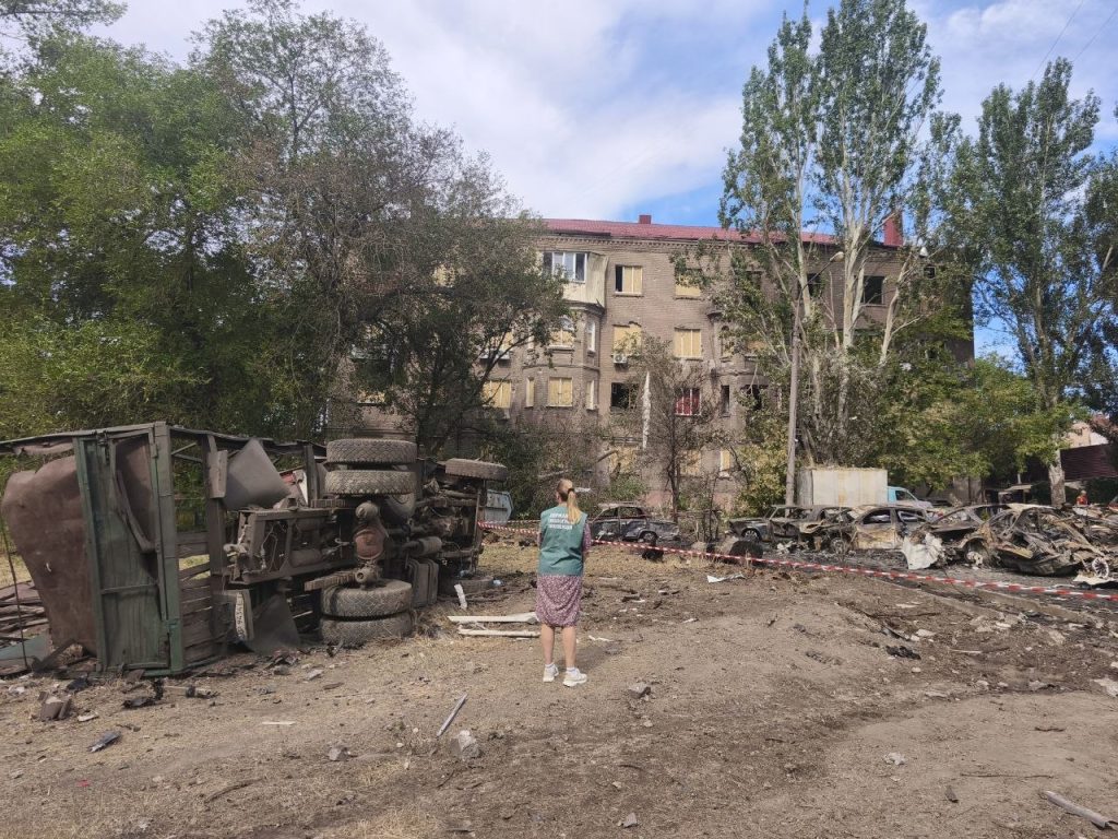 Последствия обстрела Запорожья: экологи зафиксировали загрязнение более 3000 квадратных метров