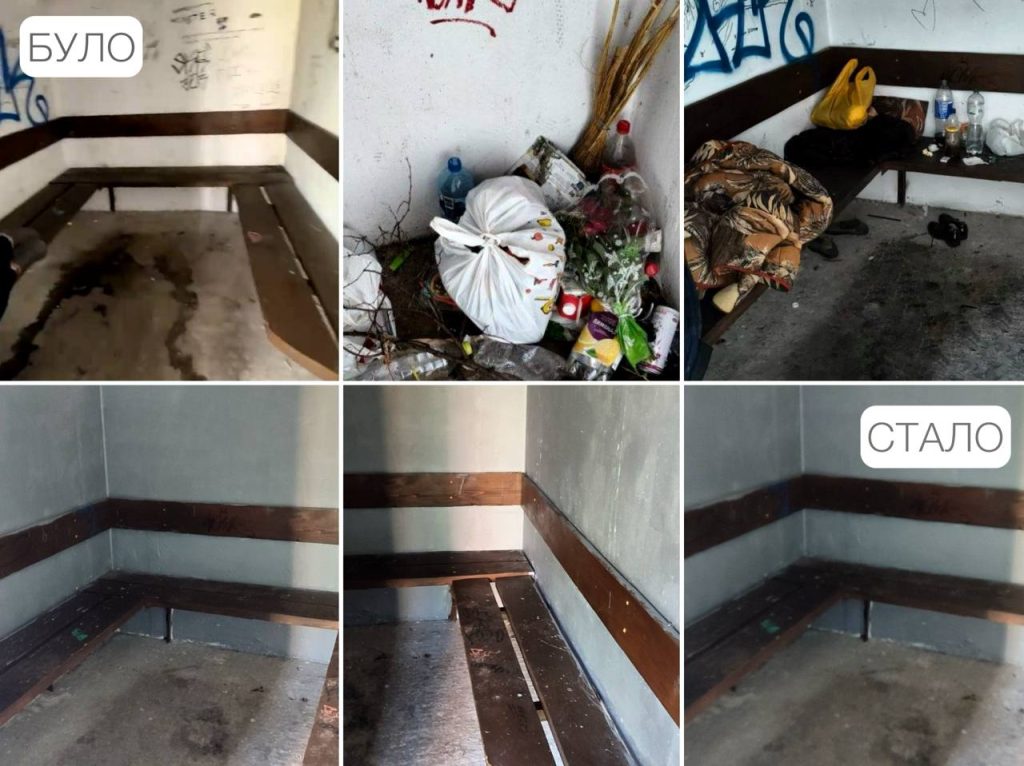 В Запорожье привели в порядок укрытие на Бабурке после огласки Inform.zp.ua (ФОТО)