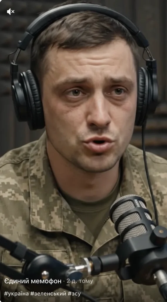 В сети распространяют дипфейк с «военным», который критикует президента
