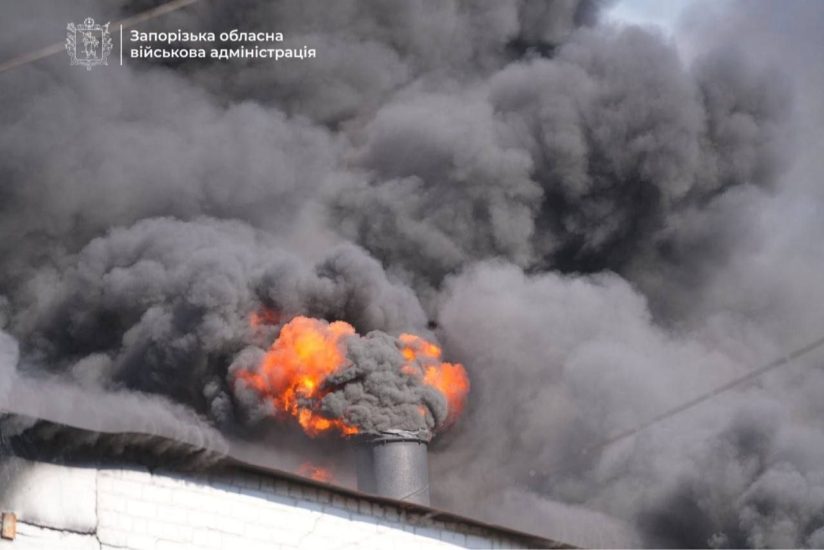 Атака на Запорожье: оккупанты попали в склады