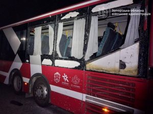 Російський безпілотник атакував муніципальний транспорт у Запоріжжі