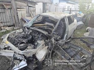 Атака FPV-дронів на Запоріжжі: росіяни вдарили по цивільних авто