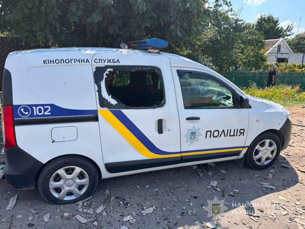 В Вольнянске во время удара по почте получила ранение служебная собака