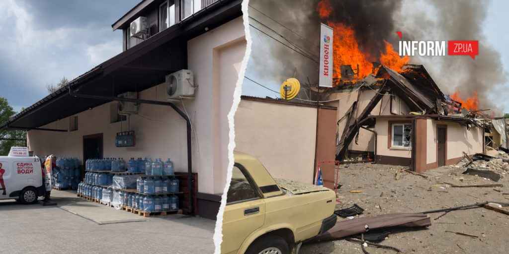 «Єдина Доставка Води» у Запоріжжі. Колаж стоврений Ші з фото, наданих компанією