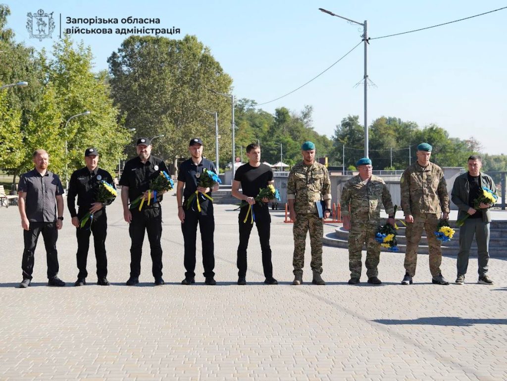 «Перезвон памяти»: в Запорожье открыли мемориал воинам Морской пехоты