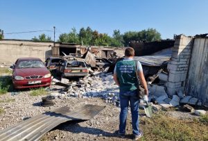 В Запорожье после ночной атаки зафиксировали ущерб окружающей среде: засорены 864 м² территории