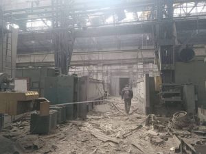 В Запорожье россияне атаковали предприятие «Укрзалізниці»: есть тяжелораненые