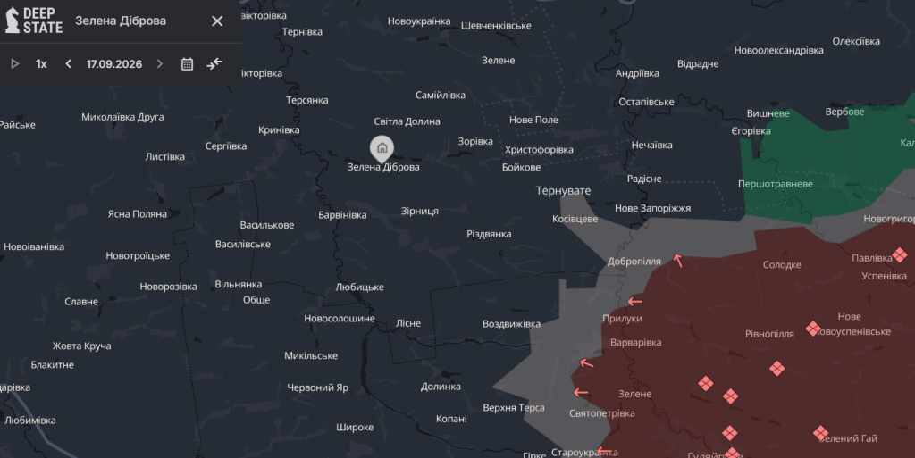 Российские пропагандистские телеграм-каналы распространили фейк о якобы захвате Розовки в Запорожской области