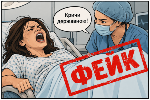 Пропагандисти розповсюджують на ТОТ фейк про «крики державною» під час пологів