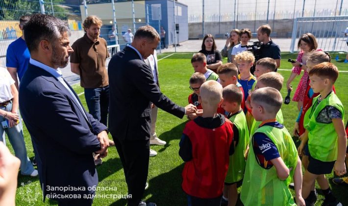Андрей Шевченко приехал в Запорожье: где он побывал (ФОТО)