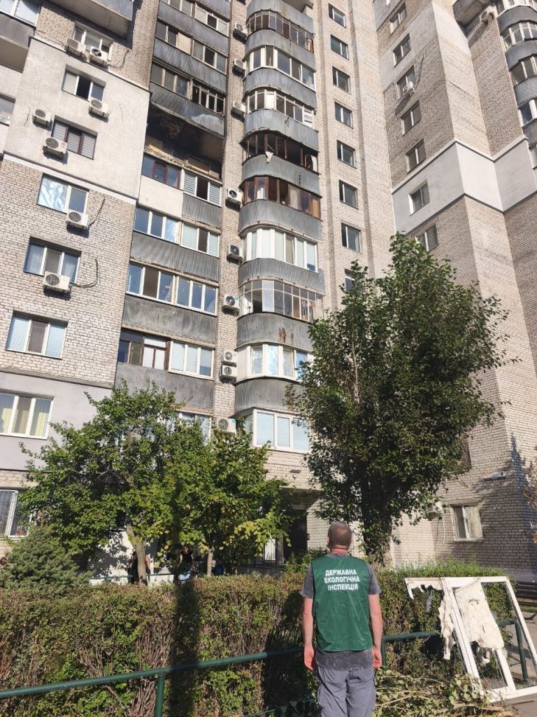 В Космическом районе Запорожья зафиксировали последствия российского удара