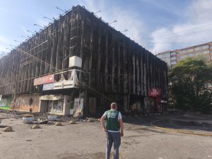 У Запоріжжі після нічної атаки зафіксували понад 6500 м² засмічення земель