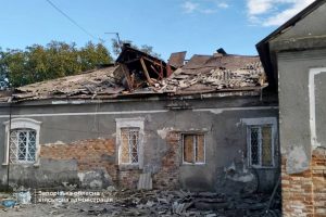 В Беленьком российские дроны повредили здание сельсовета