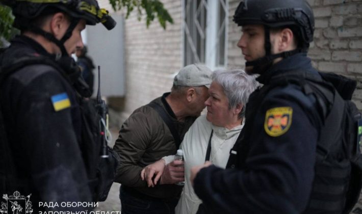 Наслідки російської атаки по Запоріжжю, 10 жовтня 2026 року. Фото: Рада оборони Запорізької області