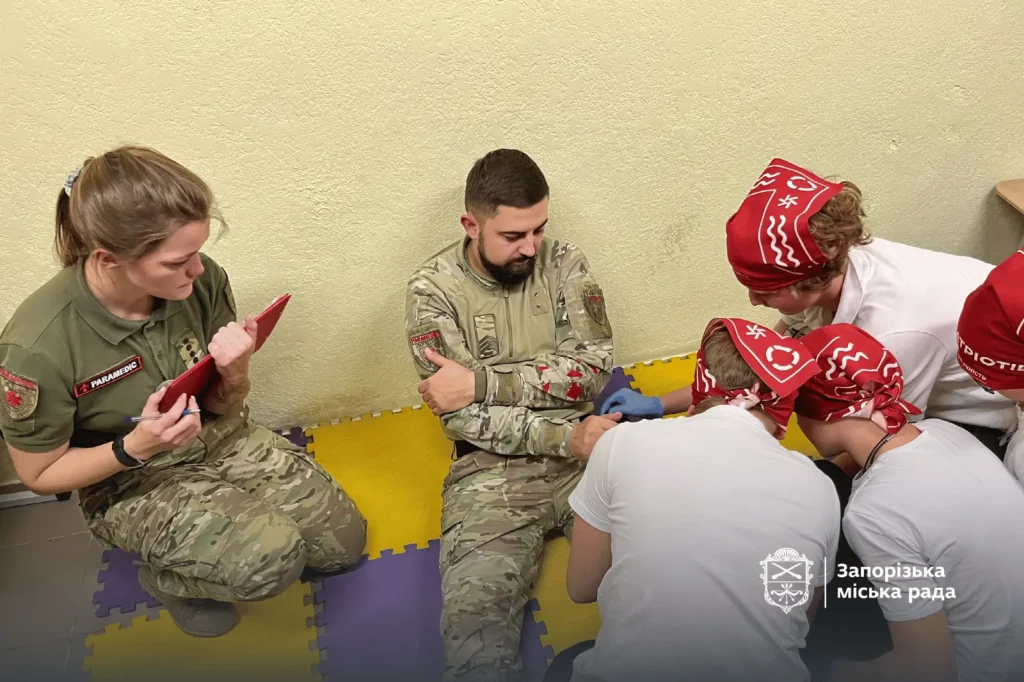 В Запорожье впервые за семь лет провели школьные «Игры патриотов»