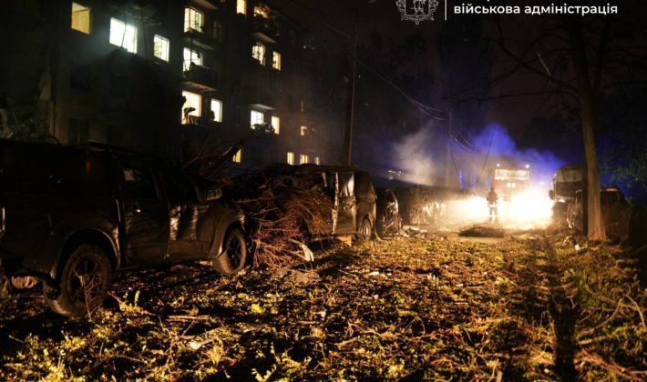 Наслідки російської атаки по Запоріжжю, 10 жовтня 2026 року. Фото: Запорізька обласна військова адміністрація