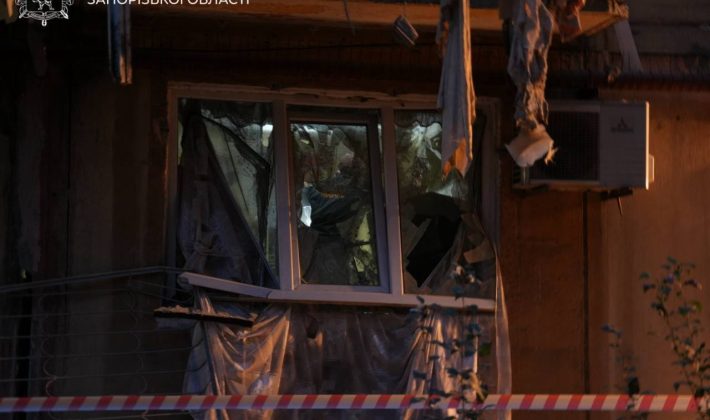 Наслідки російської атаки по Запоріжжю, 10 жовтня 2026 року. Фото: Рада оборони Запорізької області
