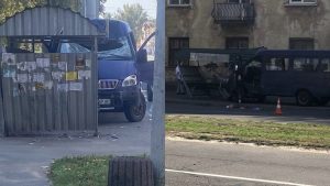 В Запорожье авто врезалось в остановку: что известно о ДТП