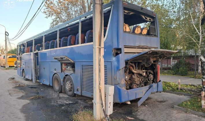 В Запорожье показали последствия ночной атаки 26 октября (ФОТО)