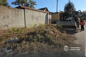 Знак не помог: в Запорожье снова образовалась стихийная свалка